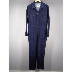 Lee Union-Alls Metallic Stripe Jean Jumpsuit Coveralls Size Medium New